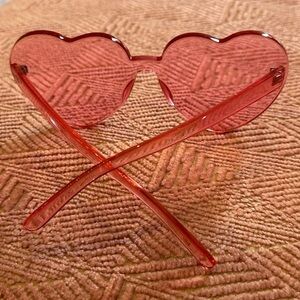 EUC. Heart shape frameless glasses. Funky and fun. Perfect for Valentine’s Day